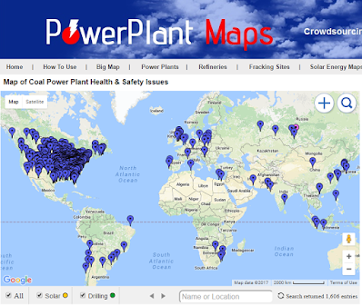 Map of Coal Ash Ponds Around The United States