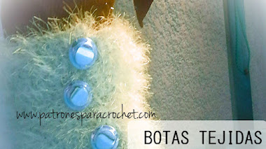 Botas crochet con suela de goma / Tutorial