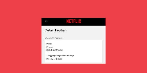 Cara Melihat Tanggal Penagihan di Netflix