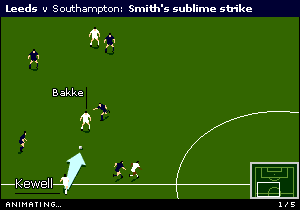 Smith's Cruyff turn goal for Leeds United against southampton on the opening day of the 2001-2002 season