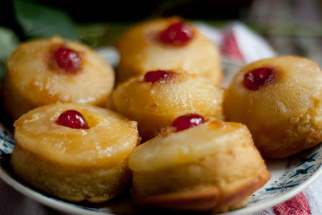 pineapple, upside, down, cake, mini, lifestyle, blog, blogger, recipe