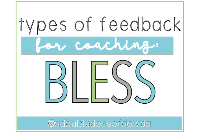 Types of Feedback for Coaching: Bless