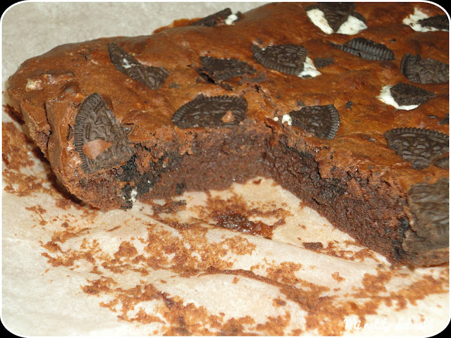 Brownie de oreos