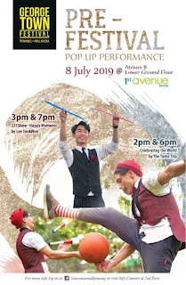 Pre-Festival Pop Up Performance of George Town Festival at 1st Avenue Mall Penang (8 July 2019)
