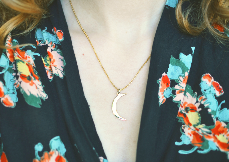 The Flying Clubhouse: Autumn Moon // necklace