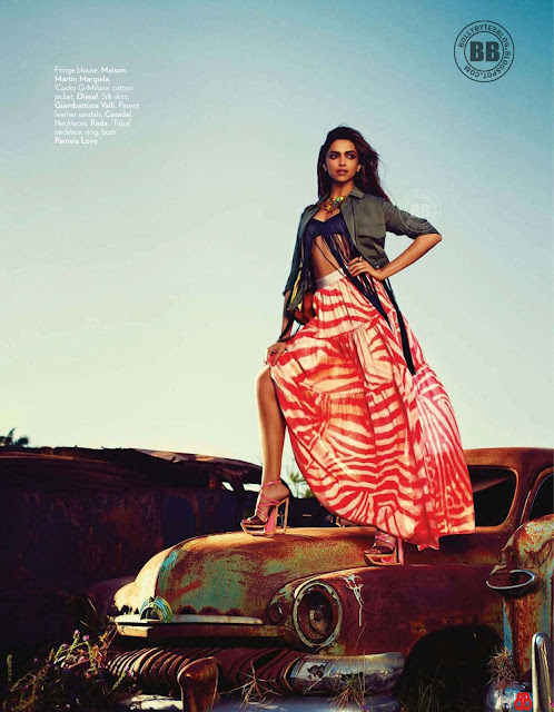 Hot Deepika Padukone Photoshoot for Vogue Magazine Cover June 2012 