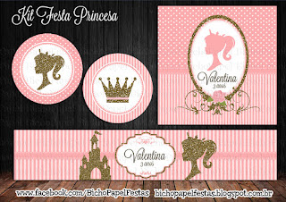 Kit Festa Princesa rosa