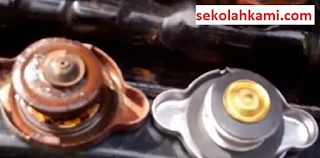 ciri ciri tutup radiator rusak