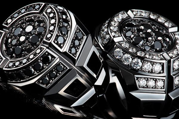 mens wedding rings with black diamonds