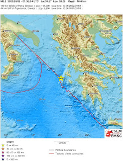 Cutremur moderat cu magnitudinea de 5,3-5,5 grade in Marea Ionica