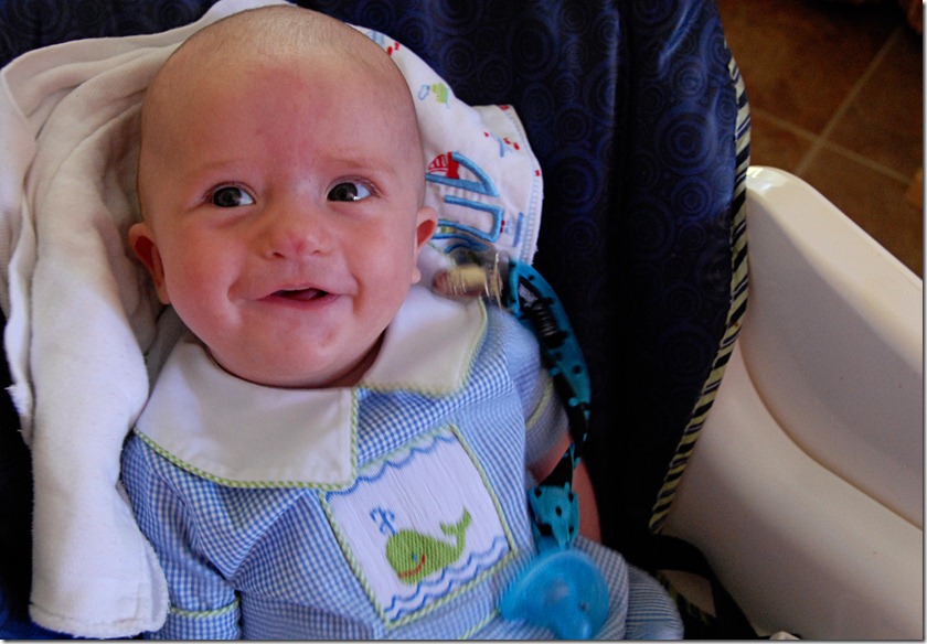 in the highchair