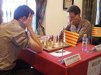 Miguel Illescas contra Josep Manuel López Martínez en la final del Campeonato de España de Ajedrez Absoluto 2007