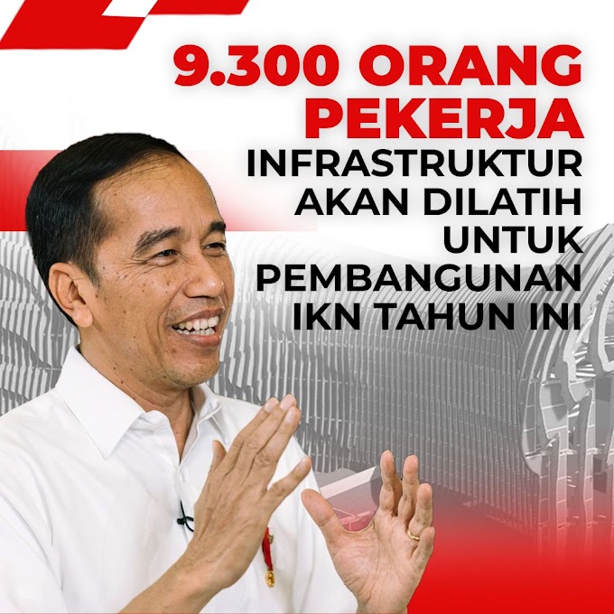 Sembilan Ribu Tiga Ratus Orang Pekerja Infrastruktur Akan Dilatih untuk Pembangunan IKN Tahun Ini