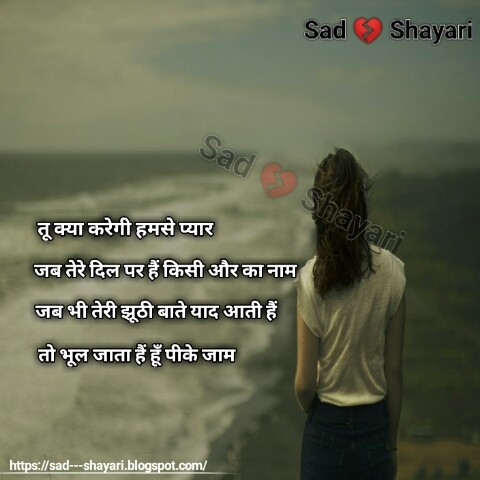 Bewafa Shayari, Teri Chahat Mein