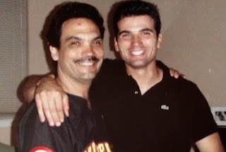 Joey Votto with his father who passed away at 52