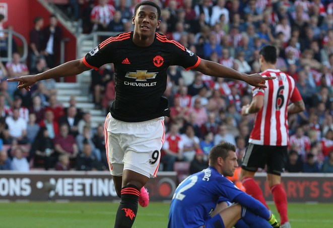 Anthony Martial Manchester United vs Soton Premier League