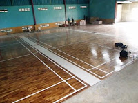 Parket Badminton, Lantai Bulutangkis, Lantai parket Futsal