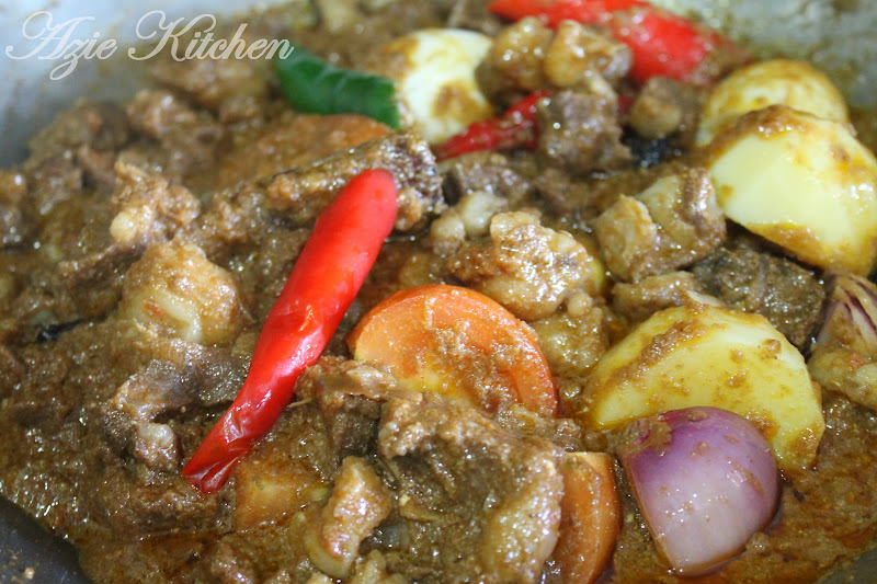 Beriani Daging Kambing - Azie Kitchen