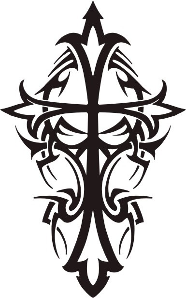 Cross Tattoos Tribal holy cross tattoo designs