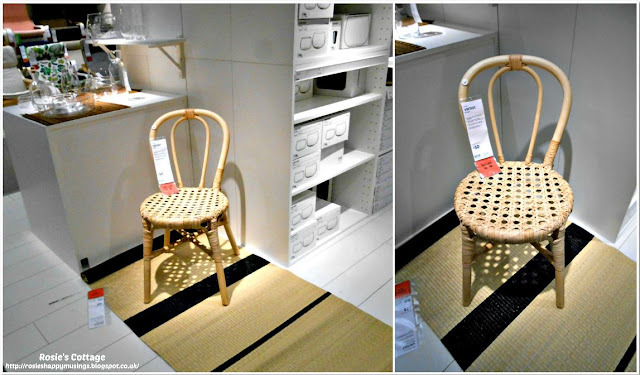 Ikea VIKTIGT chair made of rattan