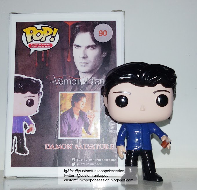  Damon Salvatore Custom Funko Pop - The Vampire Diaries 
