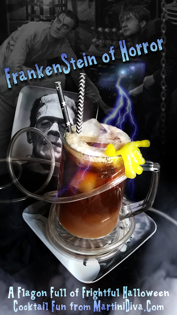 Frankenstein of Horror Halloween Chocolate Cherry Cola Cocktail