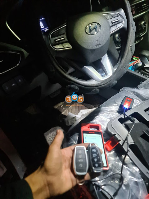 Autel iKey Hyundai Santa Fe 2019 Car Not Start 1