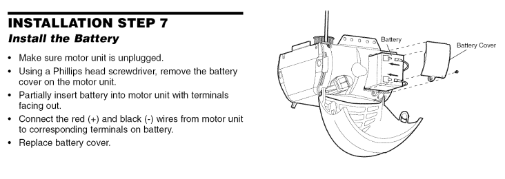 garage door opener battery Chamberlain Garage Door Opener Battery Backup | 732 x 260