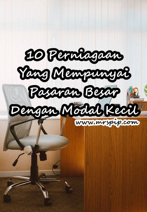 Perniagaan Yang Mempunyai Pasaran Besar Dengan Modal Kecil