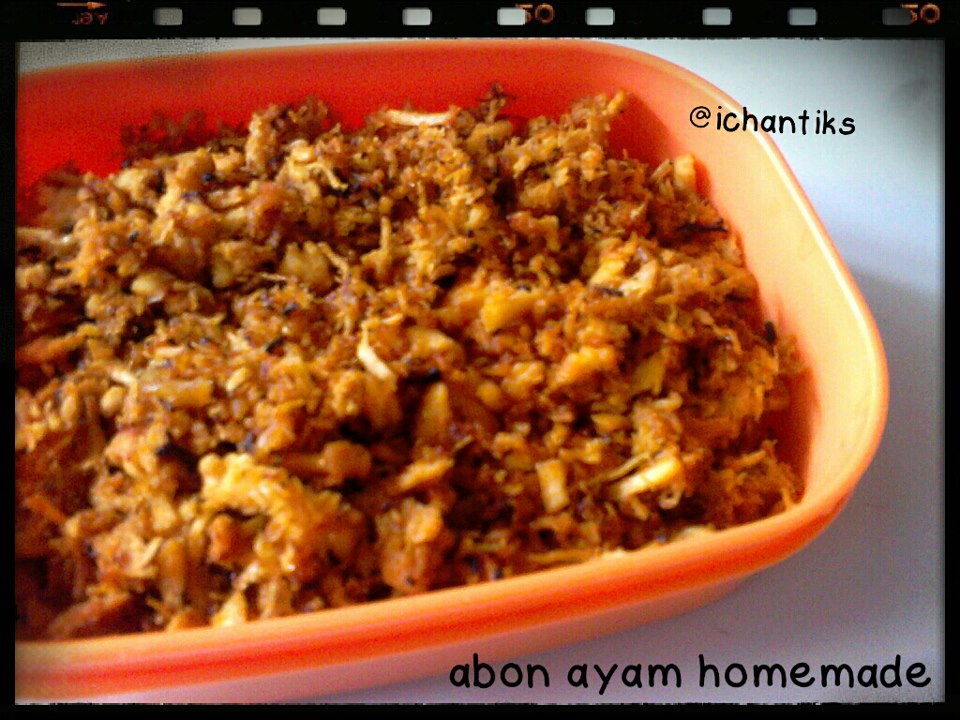 Resep MPASI: Abon Ayam Homemade (1y+)  Cerita Mami Kenzie
