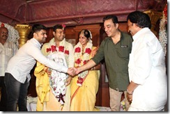 Kamal Haasan At Jyothi Krishna and Aishwarya Wedding Stills