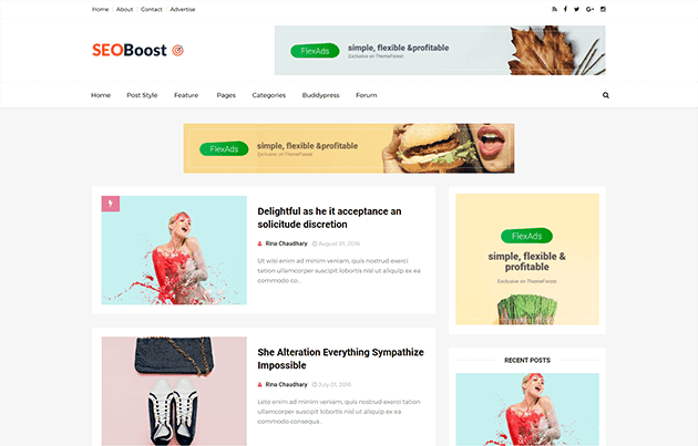 SeoBoost Blogger Template