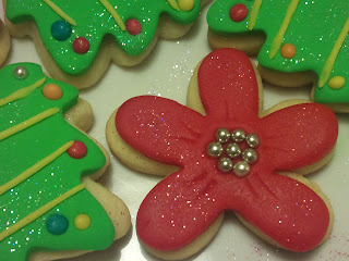 Galletas decoradas navidad, arbolitos navidad, pascueros