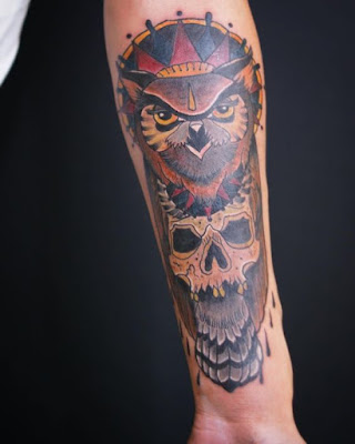 Owl tattoos ideas + design รอยสักรูปนกฮูก