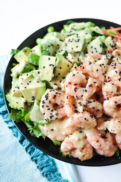 Made with big fat juicy shrimp, buttery avocado, crunchy greens and creamy miso dressing, this easy Shrimp and Avocado Salad with Miso Dressing will change the way you look at salads forever and only…