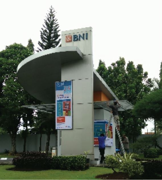 Neonbox Signage Bank BNI Jakarta