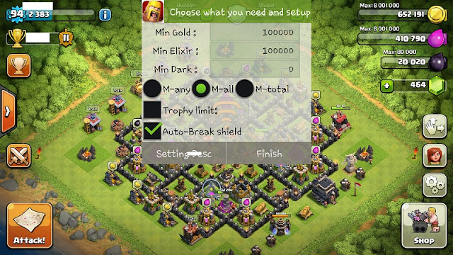 BOT Clash of Clans Auto All Android