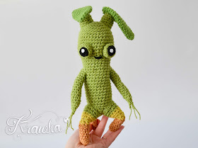 Krawka: Pickett the green beast crochet pattern by Krawka, pattern for Harry Potter and Fantastic beasts fans