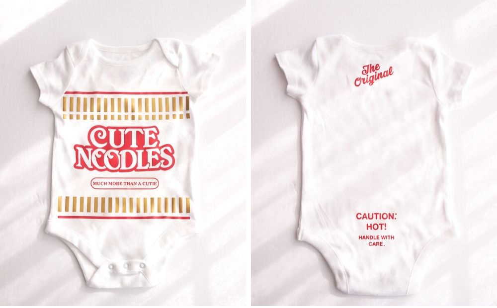 DIY Baby Cup Noodles Halloween Costume