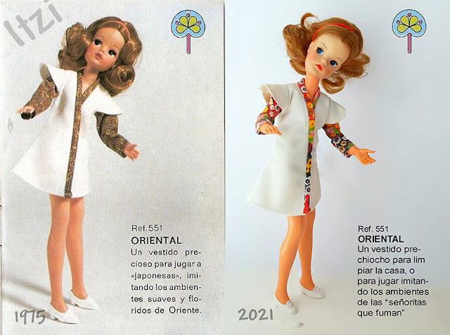 Sindy de Florido Oriental, Muñeca Sindy Florido conjunto Oriental, SPANISH Sindy doll