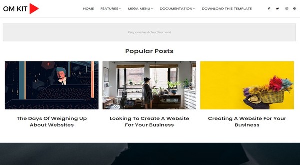 OmKit Blogger Template Free Download