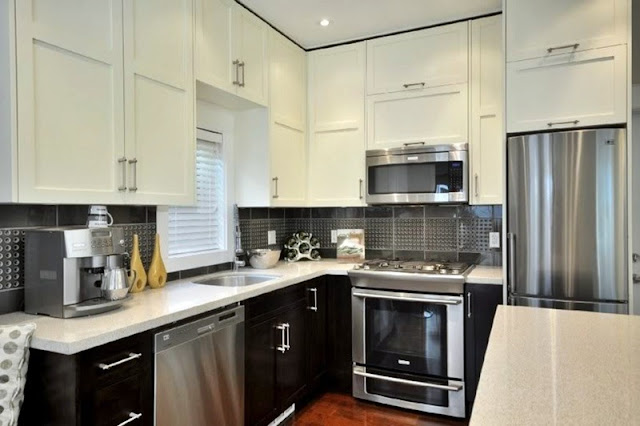 two tone kitchen cabinets ideas white and black