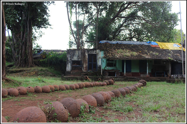 Cannon fireballs at Vijaydurg fort