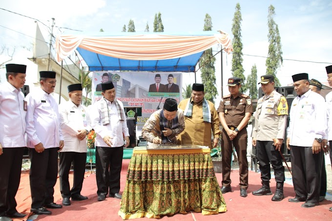 Dirijen PHU Kamenag RI Resmikan Gedung Pusat Layanan Haji dan Umrah Terpadu Kemenag Padang Pariaman