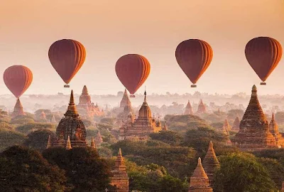 balon udara di began myanmar