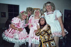 HERE'S HOOP HAVING FUN FROLICKING WITH FRIENDS