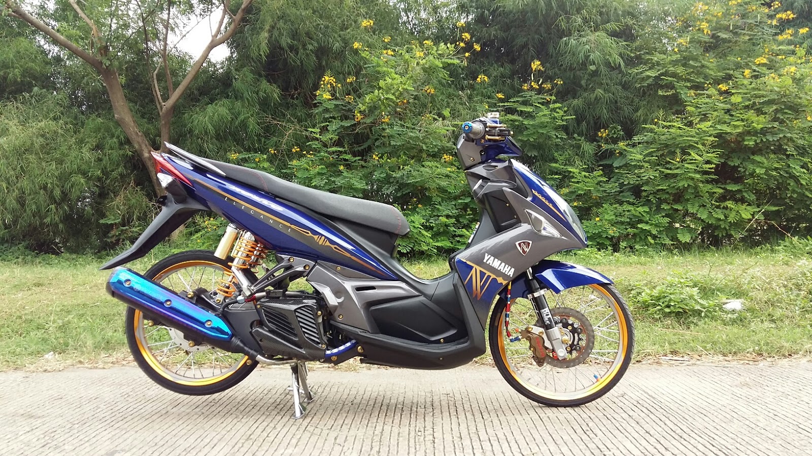 Modifikasi Yamaha Nouvo Elegance 2008 Barang Langka Berita Dan