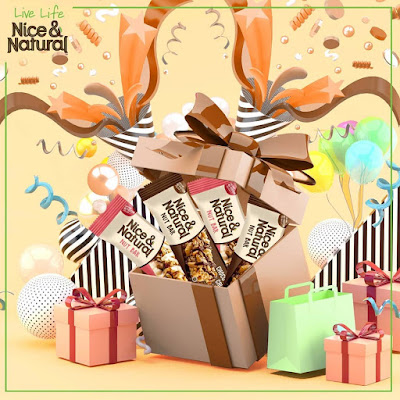 Kuis Instagram Berhadiah 5 Box Nice & Natural Nut Bar