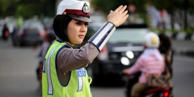 Saat Asian Game , Para Polisi Memperketat Keamanan Didaerah