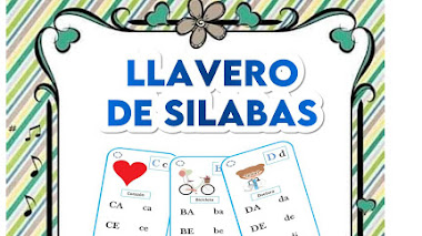 Llavero de Silabas / Recortable 